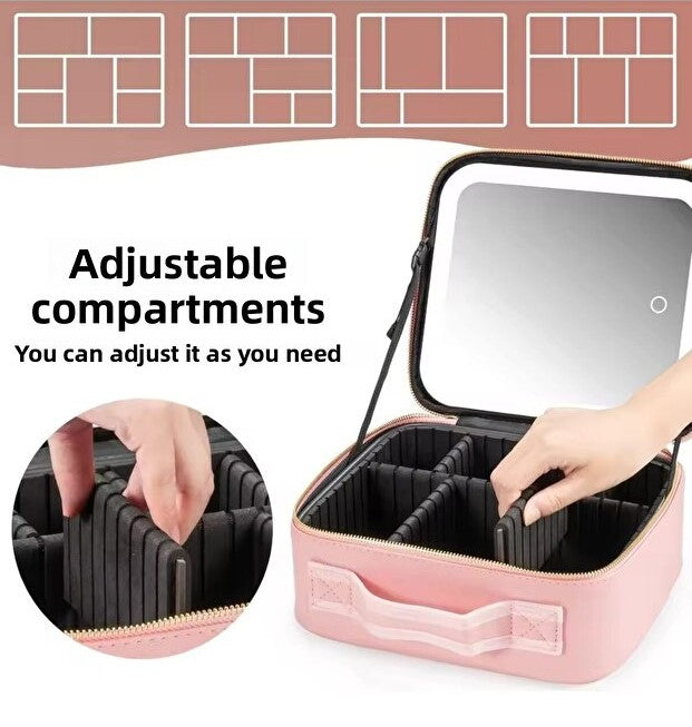 Oveyna™ Light up Make-up Case Organiser