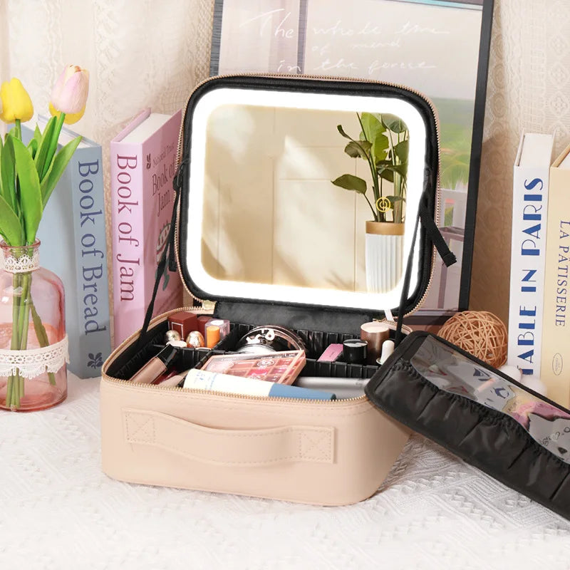 Oveyna™ Light up Make-up case organiser